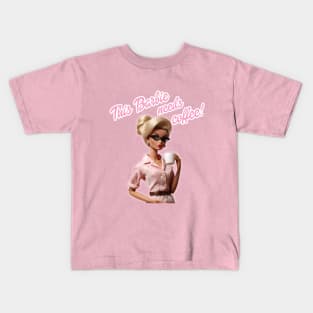 Barbie needs coffee Kids T-Shirt